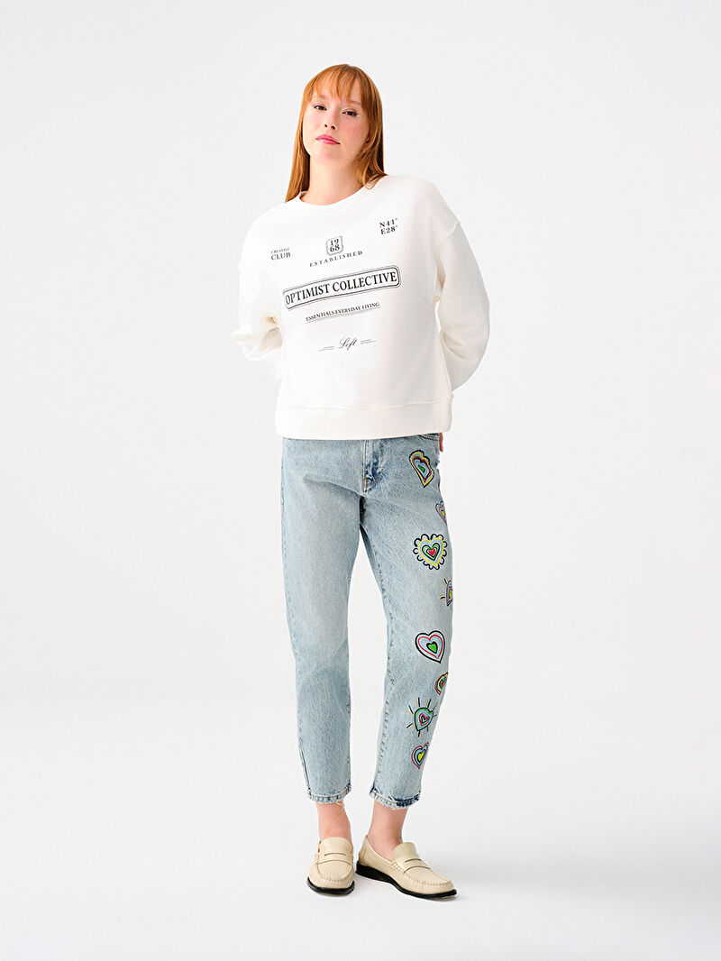 Regular Fit Kadın Sweatshirt