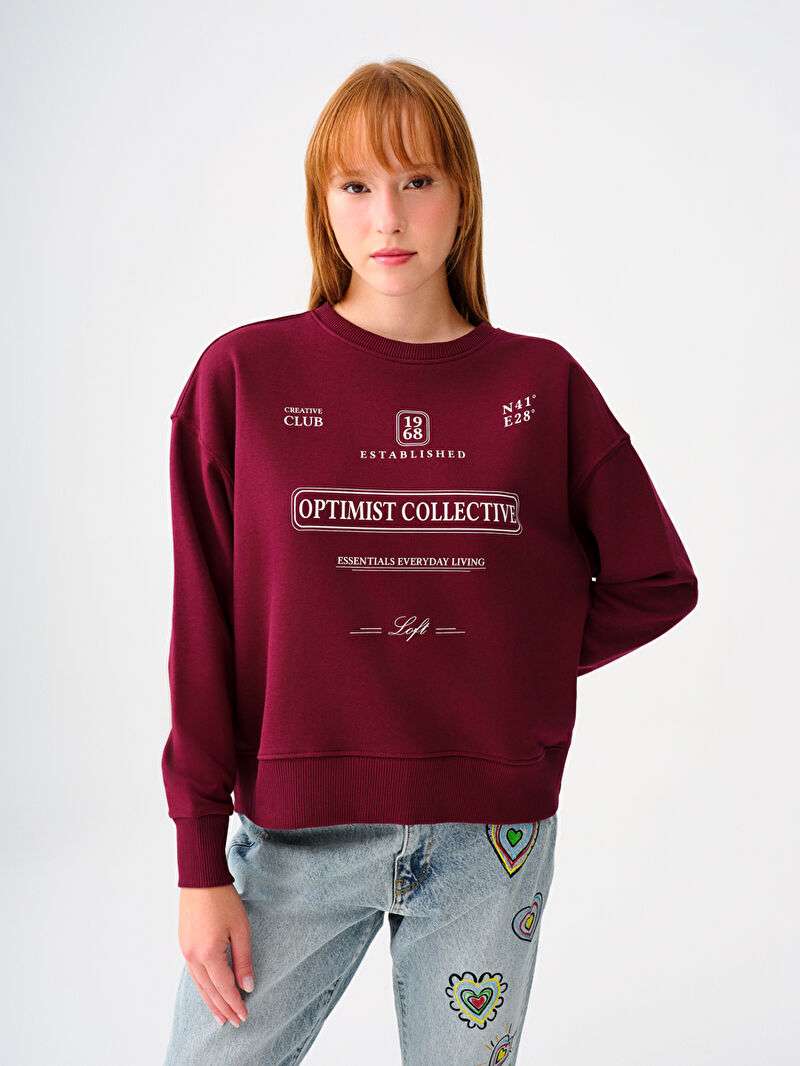 Regular Fit Kadın Sweatshirt