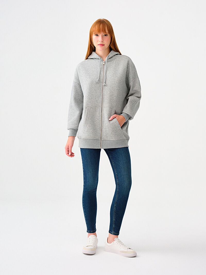 Oversize Fit Kadın Sweatshirt