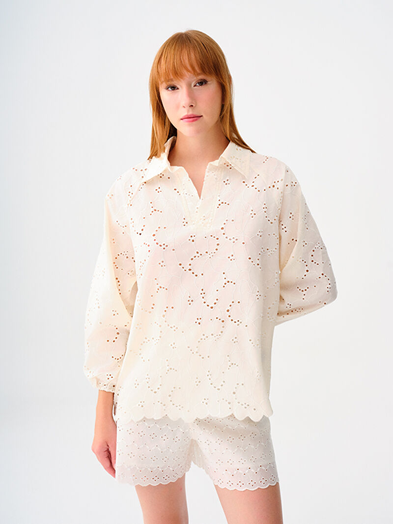 Oversize Kadın Bluz U.kol