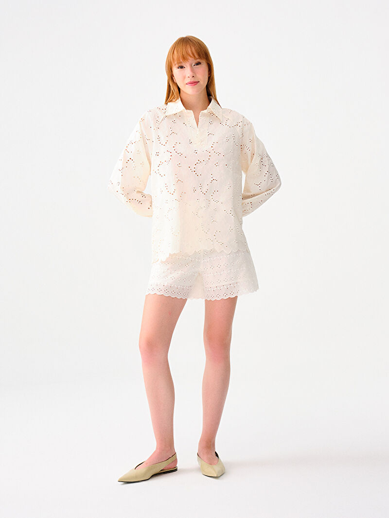 Oversize Kadın Bluz U.kol