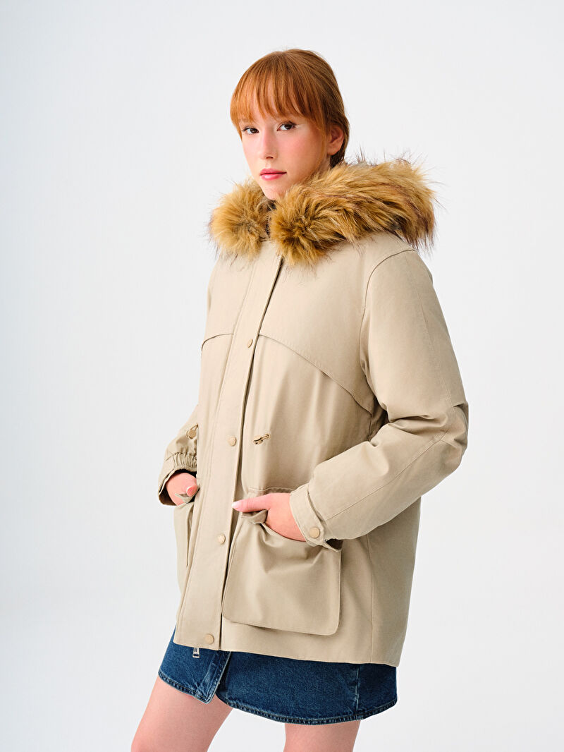 Regular Fit Kadın Mont