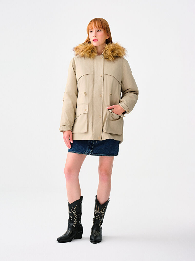 Regular Fit Kadın Mont