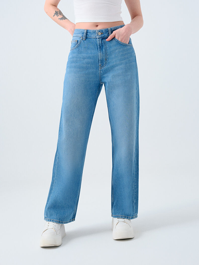 Wide Leg Regular Fit Kadın Pantolon