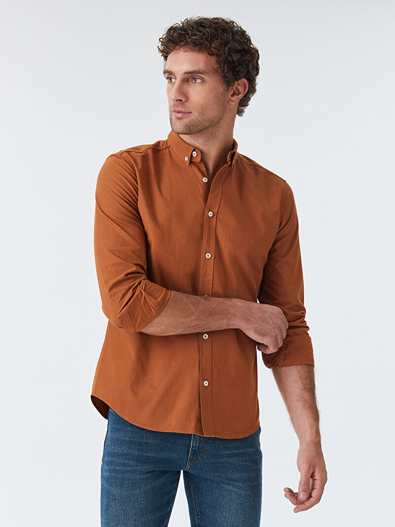 Regular Fit Erkek Gömlek U.kol