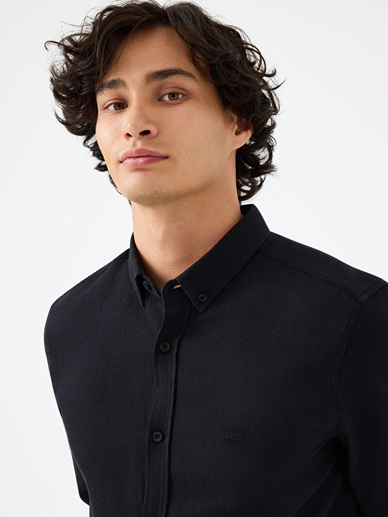 Regular Fit Erkek Gömlek U.kol