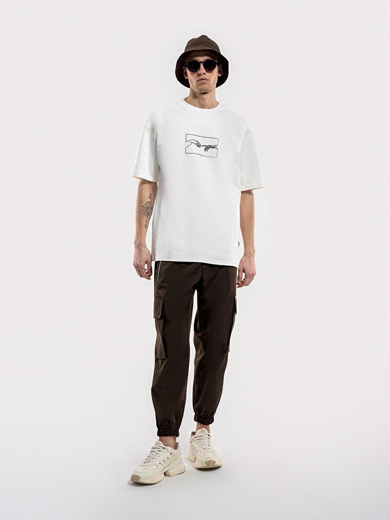 Oversize Fit Erkek Tshirt K.kol