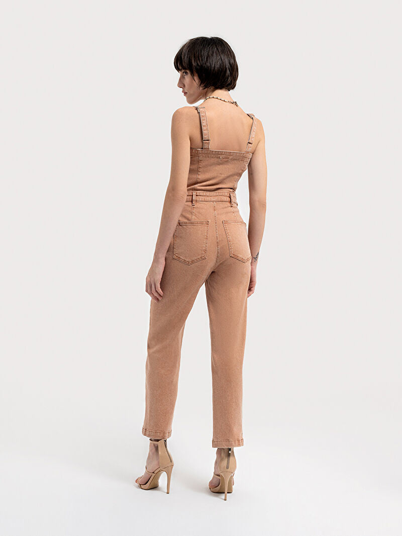 Slim Fit Kadın Tulum