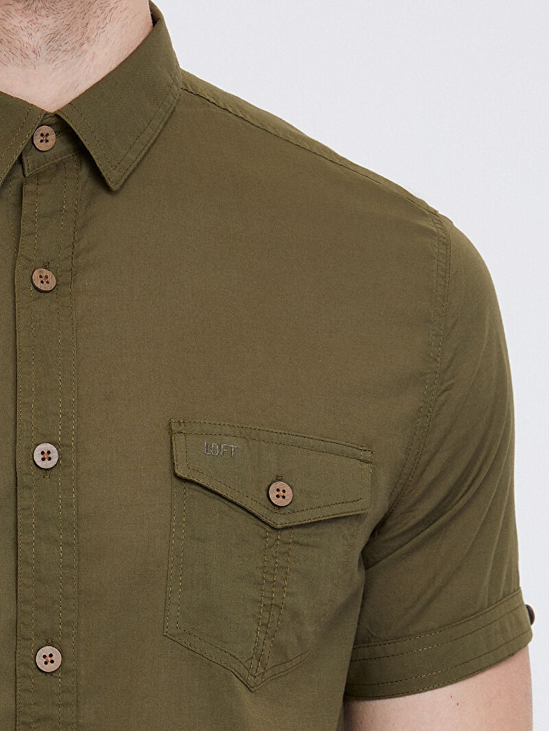 Regular Fit Erkek Gömlek K.kol