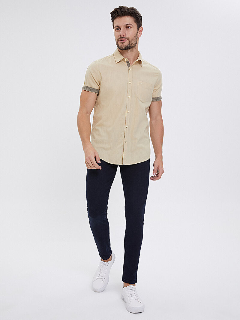Regular Fit Erkek Gömlek K.kol