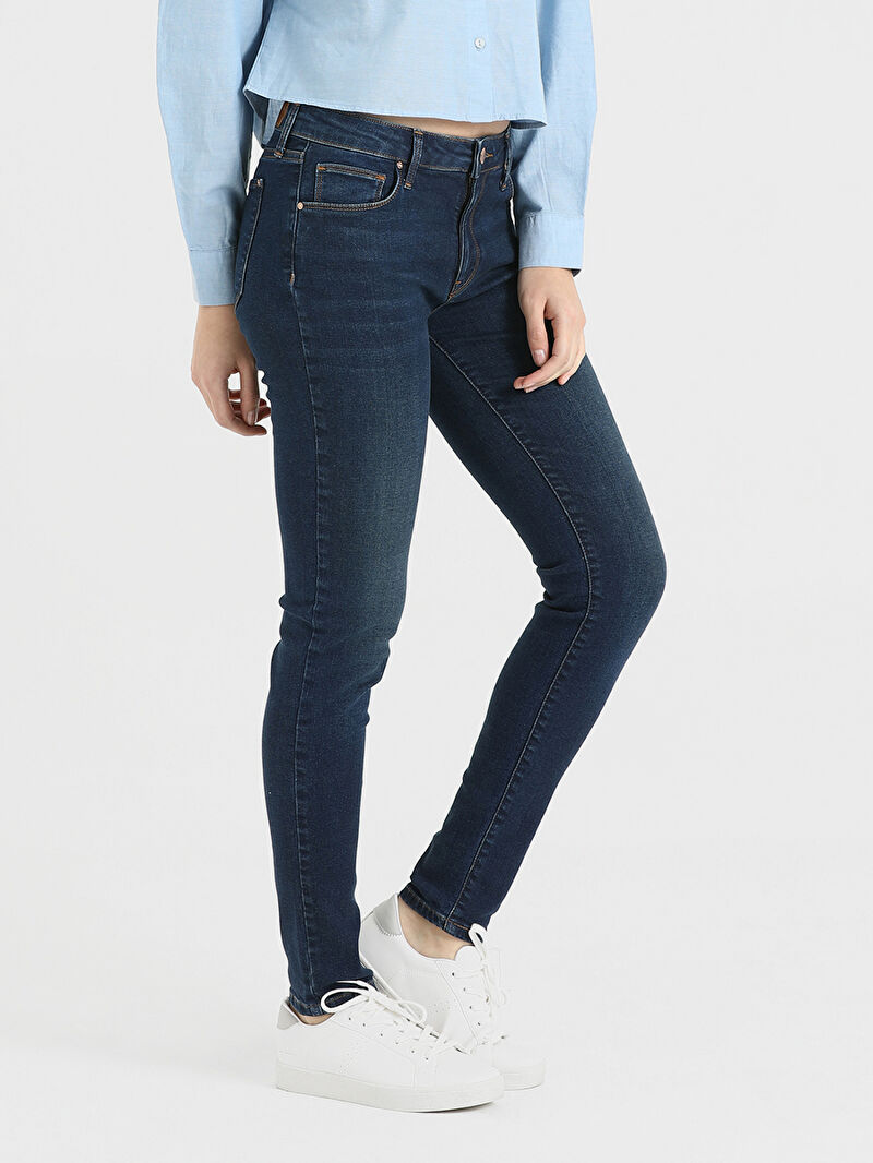 Nicole Skinny Fit Kadın Pantolon