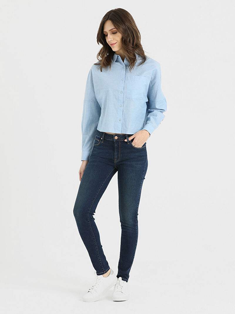 Nicole Skinny Fit Kadın Pantolon