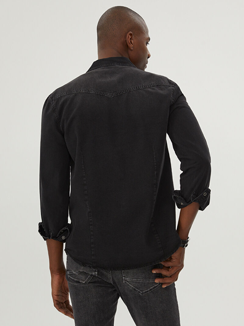 Slim Fit Erkek Gömlek U.kol