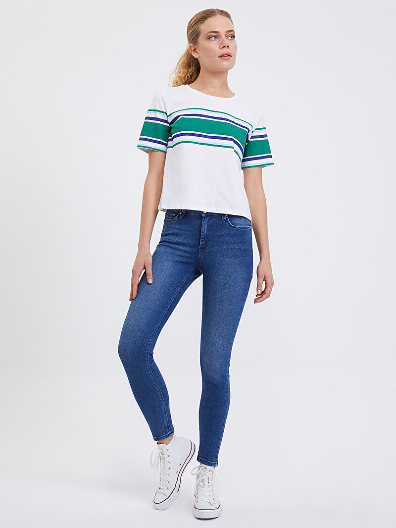 Nicole Skinny Fit Kadın Pantolon