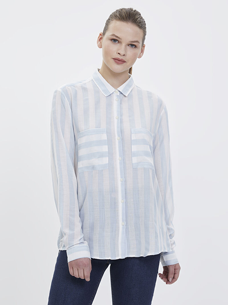 Regular Fit Kadın Gömlek U.kol