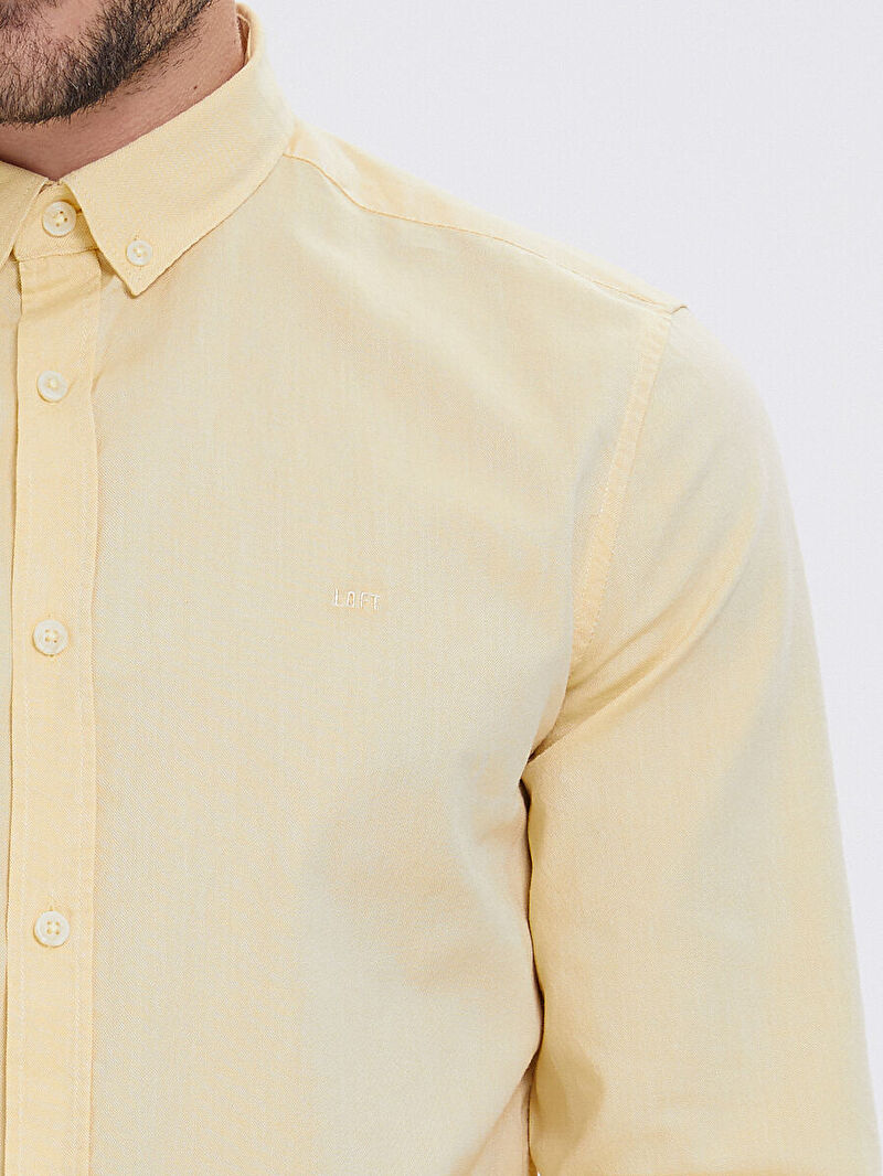 Slim Fit Erkek Gömlek U.kol