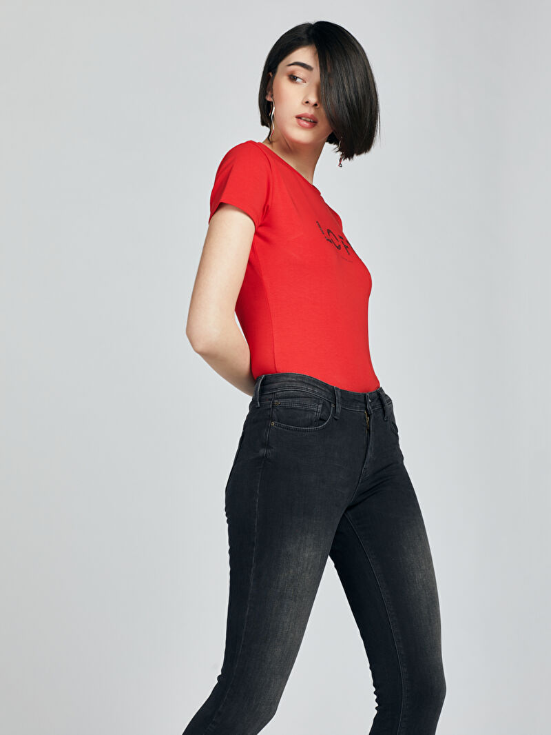 Nicole Skinny Fit Kadın Pantolon