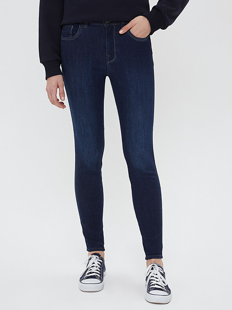 Push-in Skinny Fit Kadın Pantolon