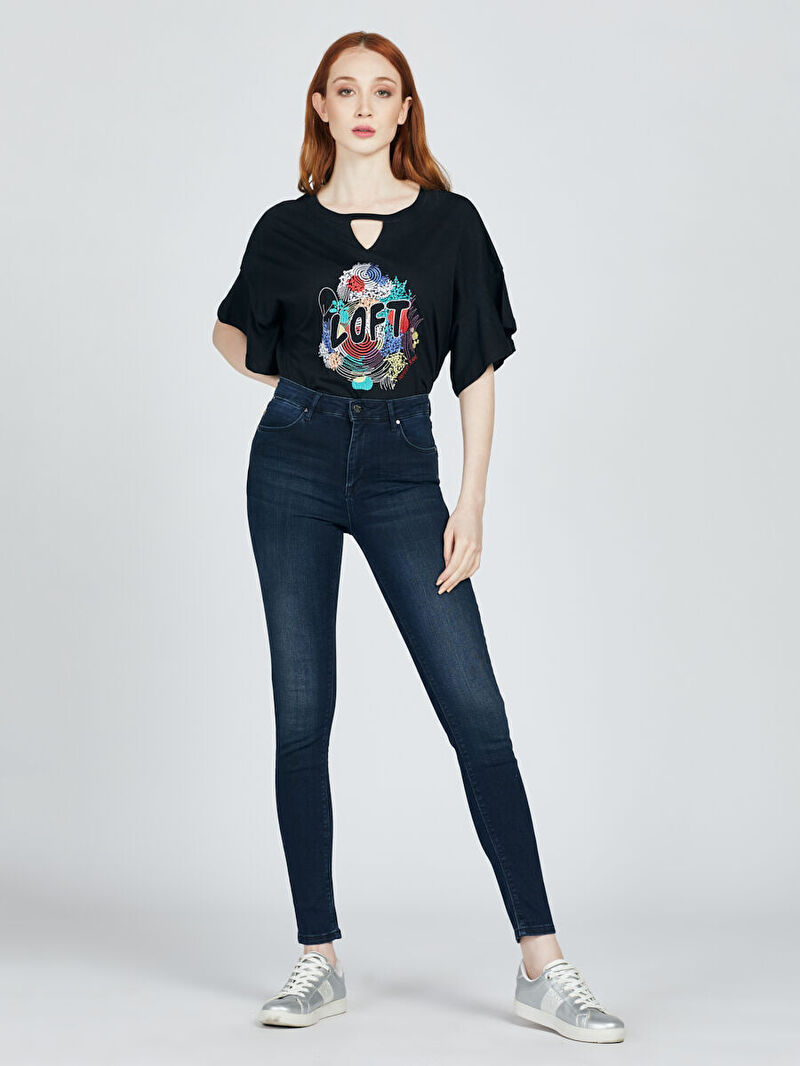 Nicole Skinny Fit Kadın Pantolon