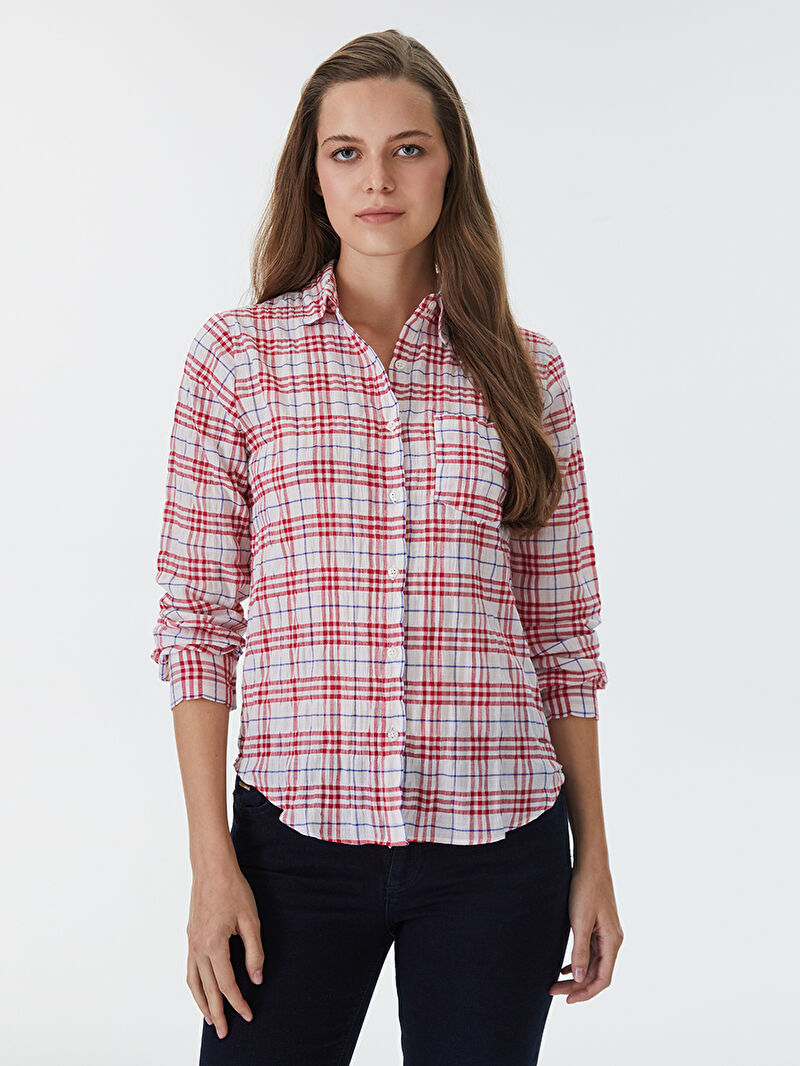 Regular Fit Kadın Gömlek U.kol