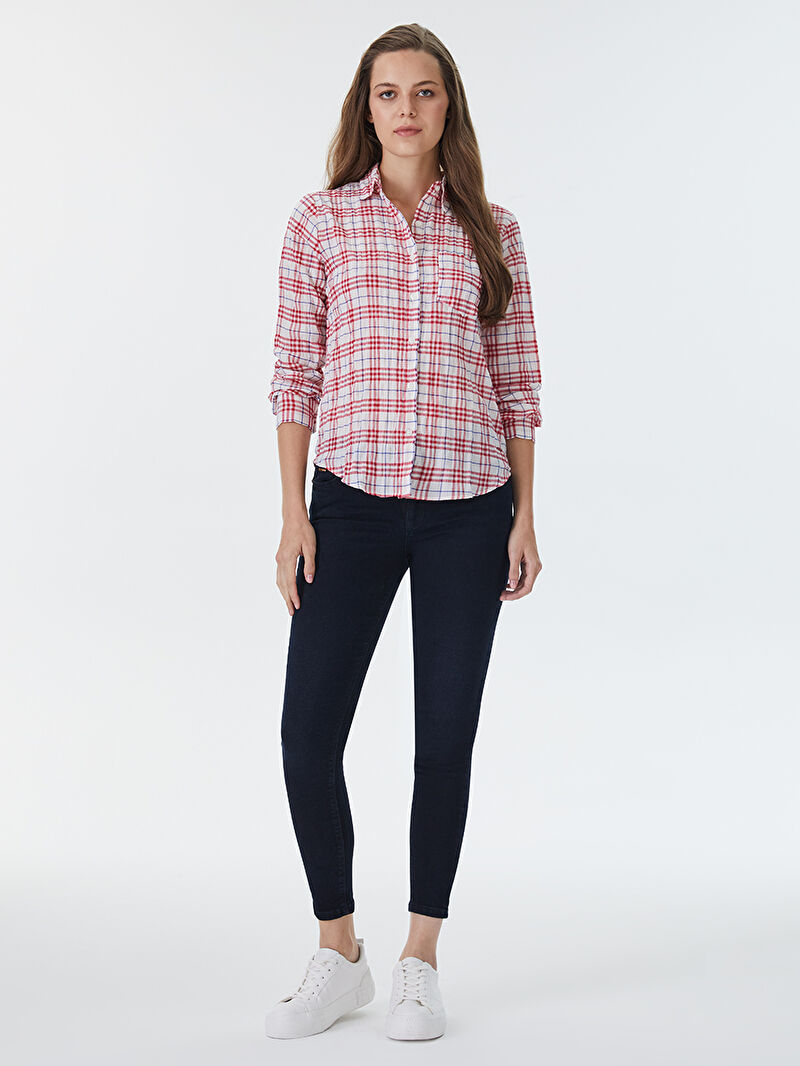 Regular Fit Kadın Gömlek U.kol