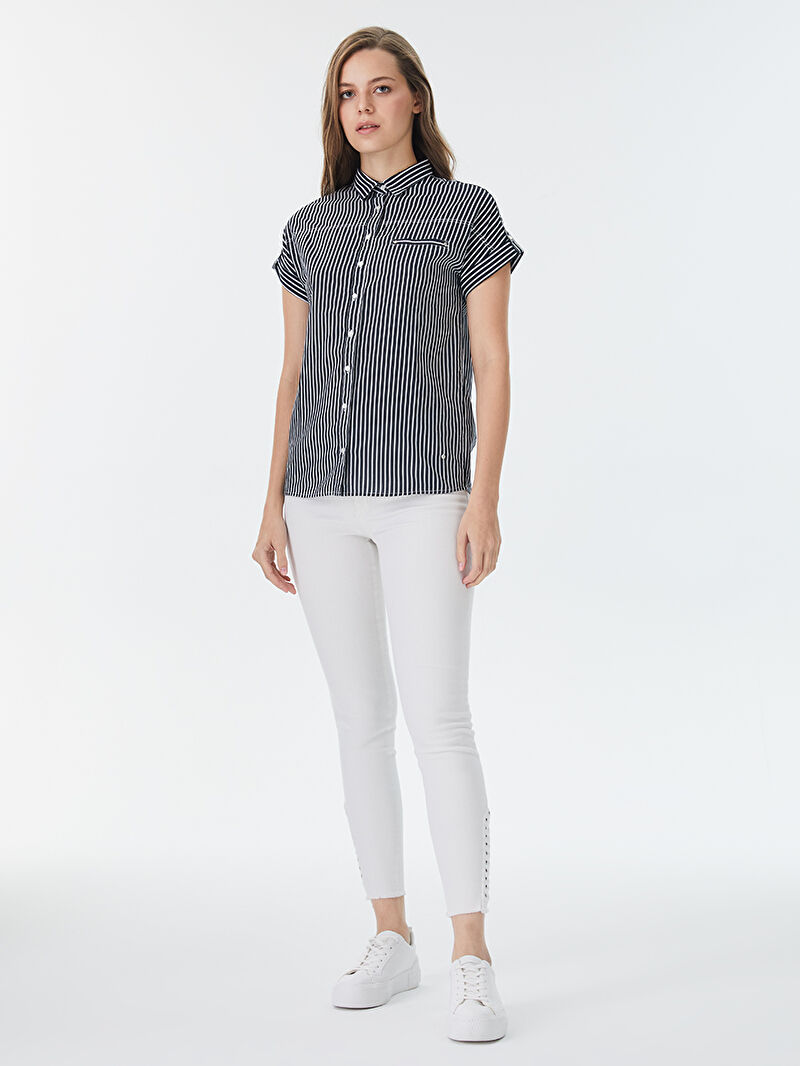 Regular Fit Kadın Gömlek K.kol