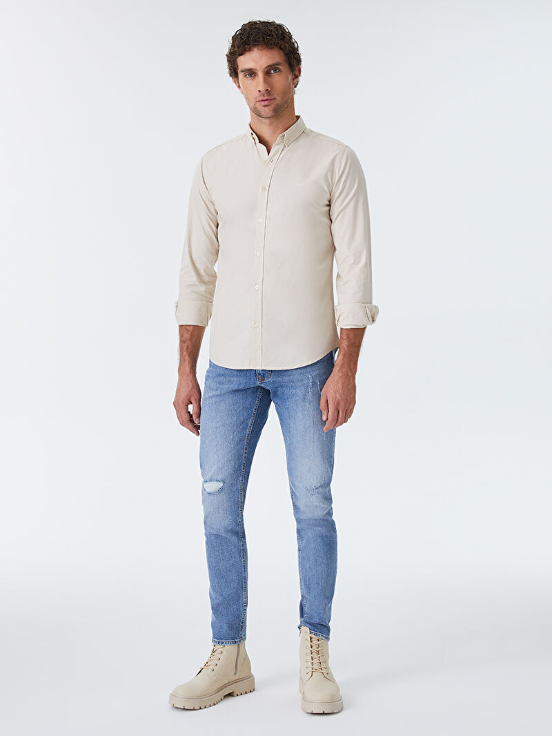 Regular Fit Erkek Gömlek U.kol