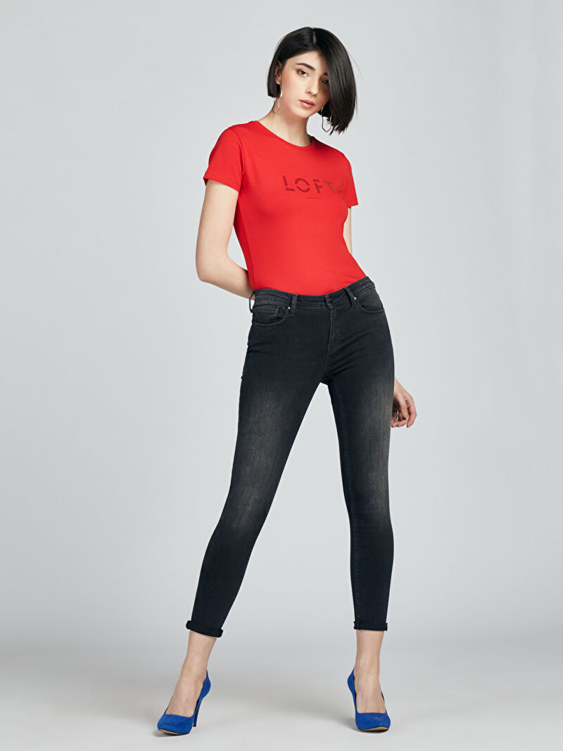 Nicole Skinny Fit Kadın Pantolon