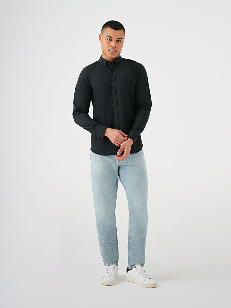Regular Fit Erkek Gömlek U.kol