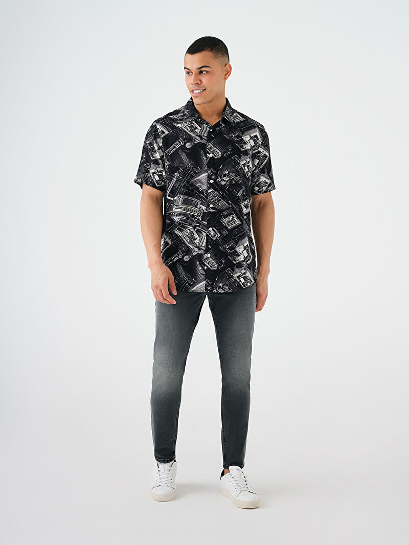 Relax Fit Erkek Gömlek K.kol