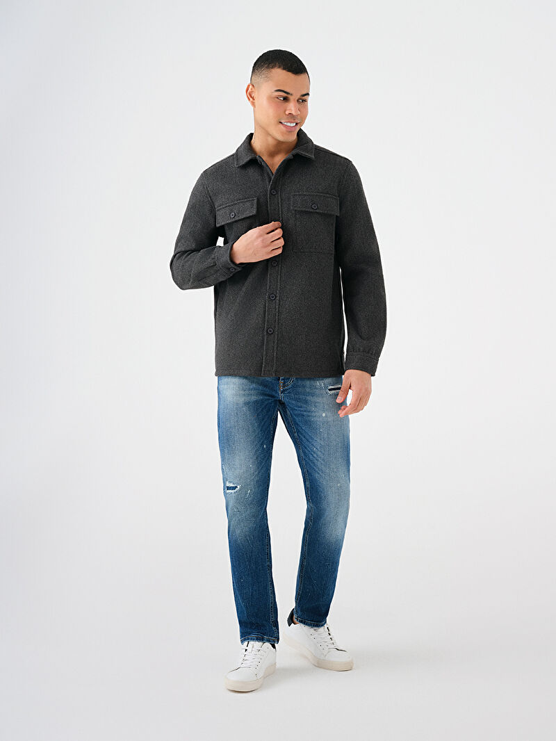 Regular Fit Erkek Gömlek U.kol