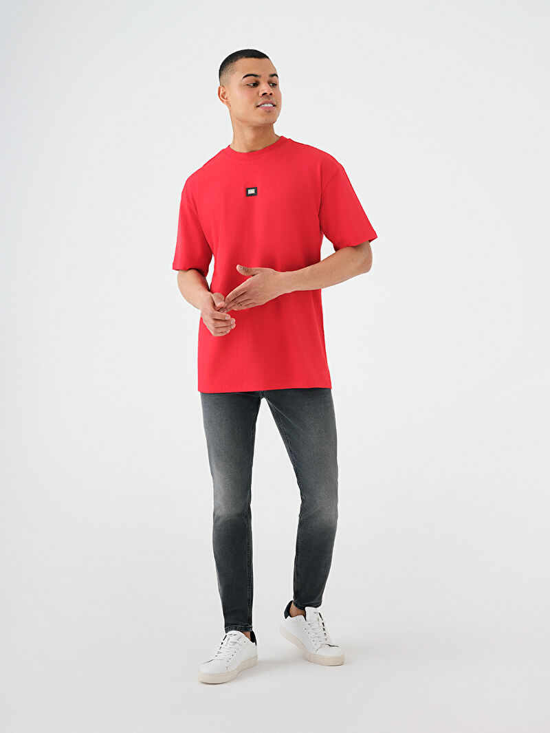 Oversize Fit Erkek Tshirt K.kol