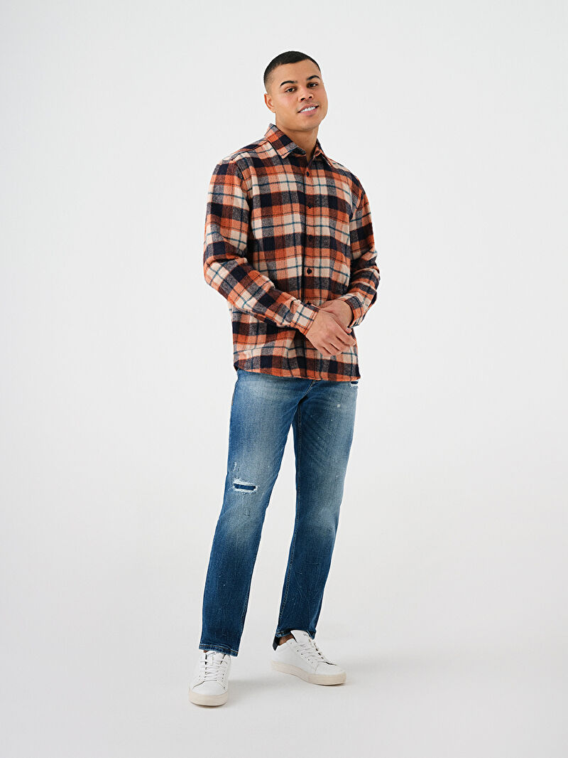 Relax Fit Erkek Gömlek U.kol