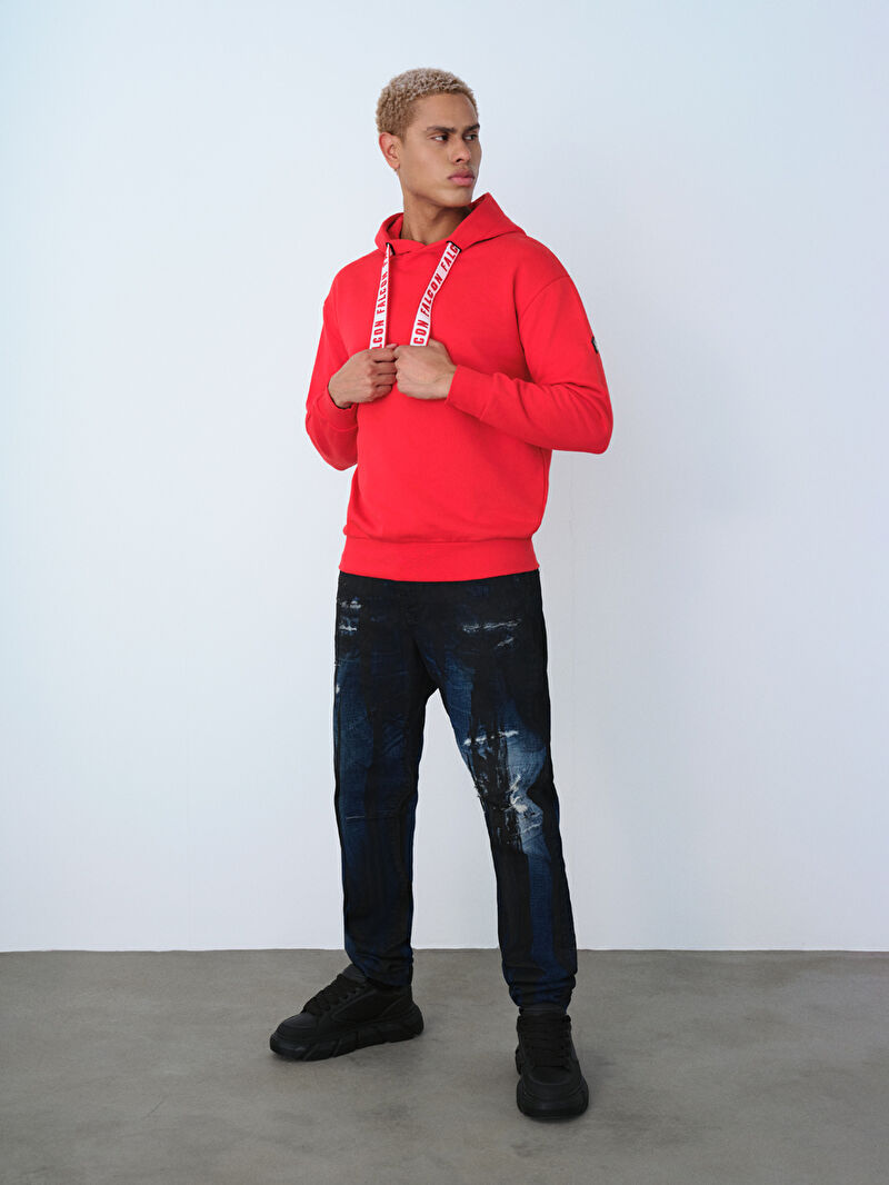 Loose Fit Erkek Sweatshirt