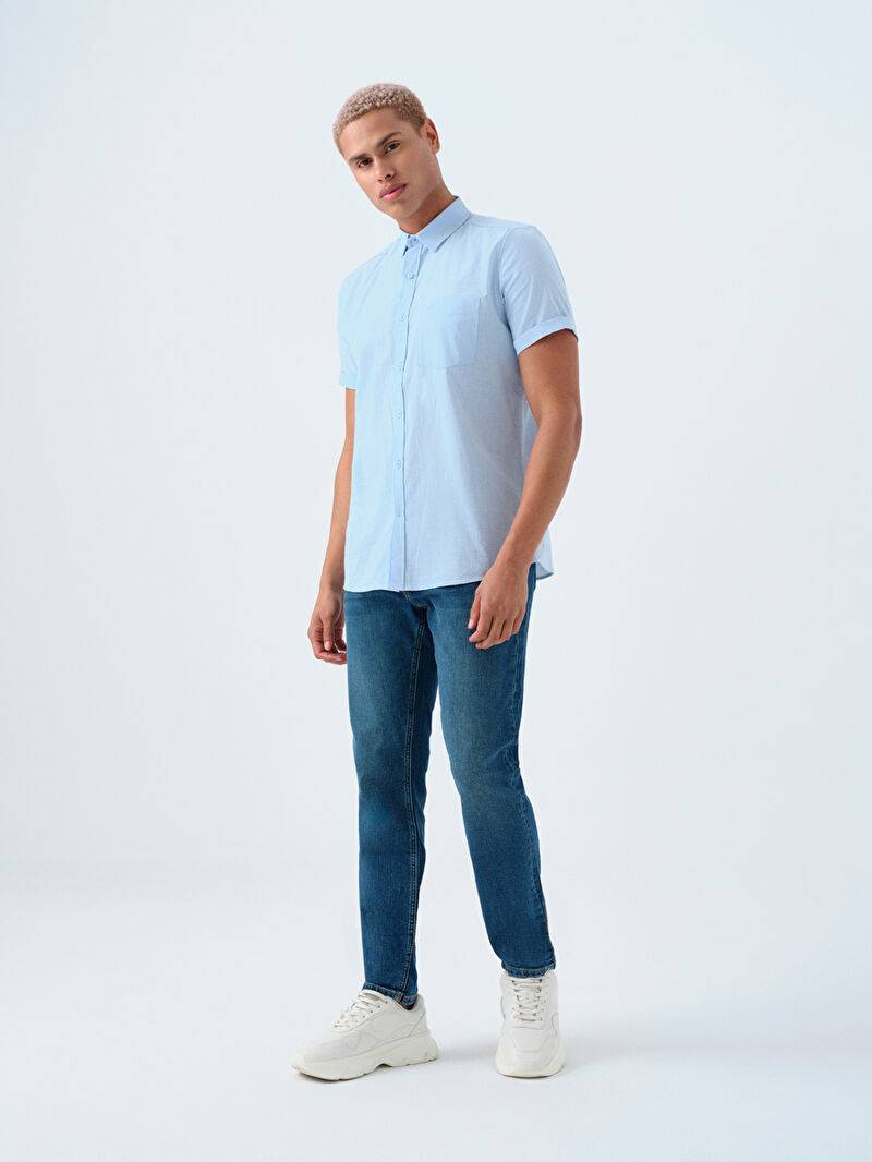 Regular Fit Erkek Gömlek K.kol