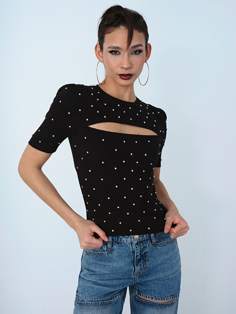 Slim Fit Kadın Bluz K.kol