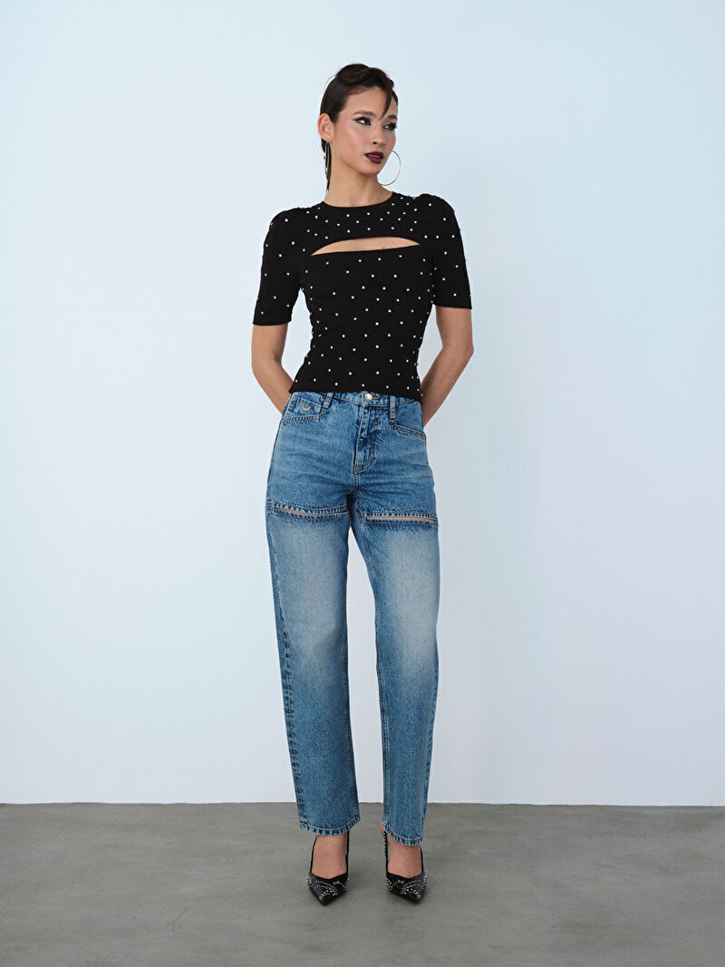 Slim Fit Kadın Bluz K.kol