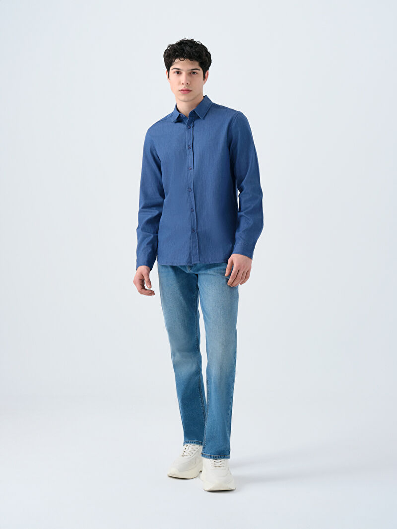 Regular Fit Erkek Gömlek U.kol