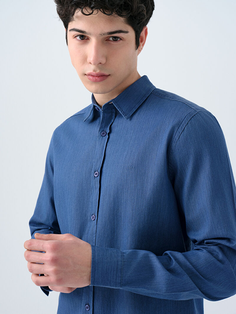 Regular Fit Erkek Gömlek U.kol