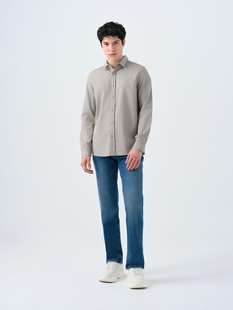 Regular Fit Erkek Gömlek U.kol