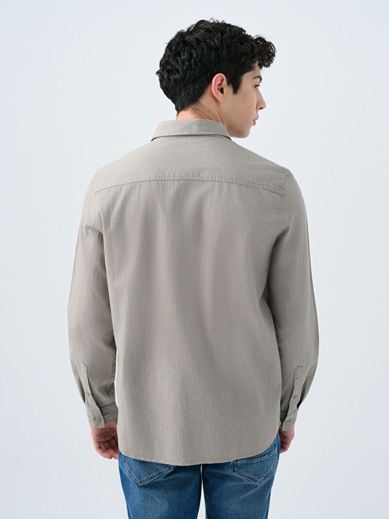 Regular Fit Erkek Gömlek U.kol