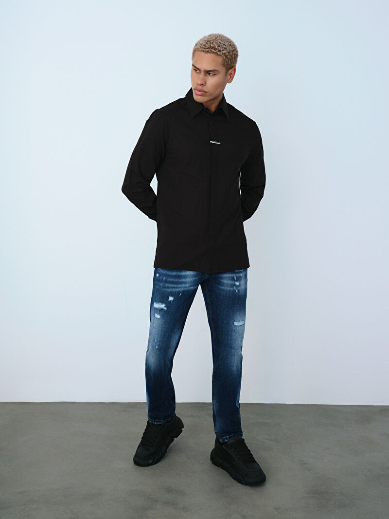 Regular Fit Erkek Gömlek U.kol