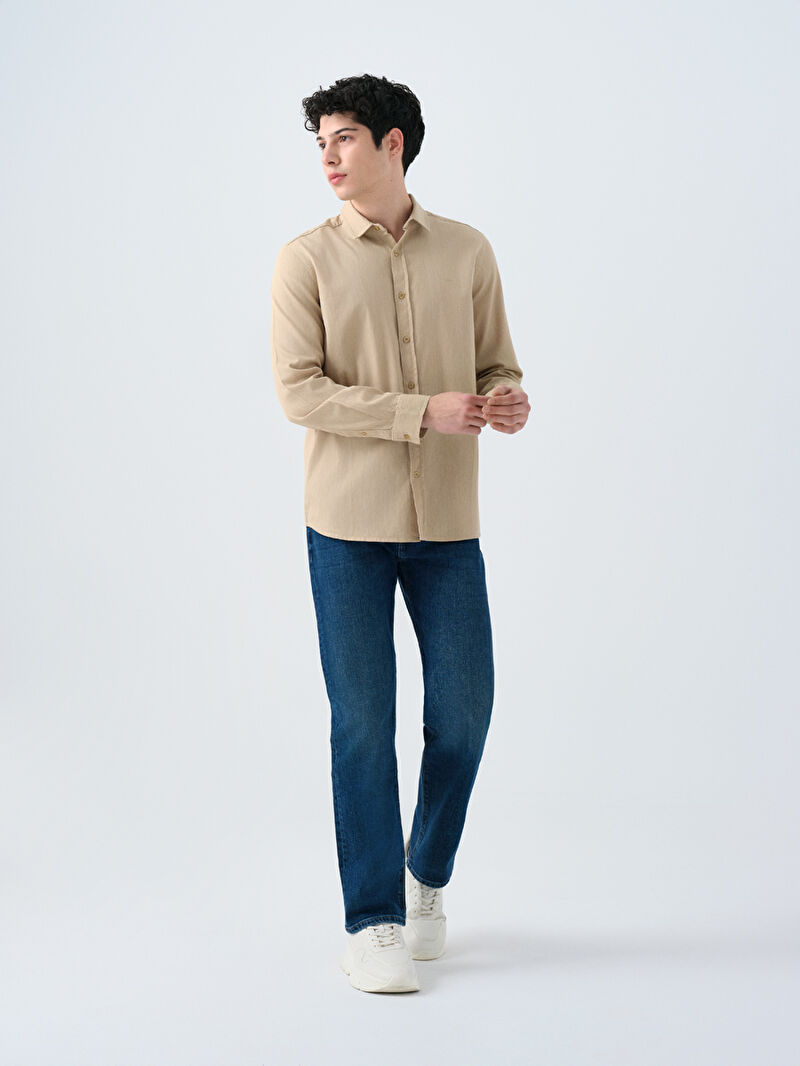 Regular Fit Erkek Gömlek U.kol