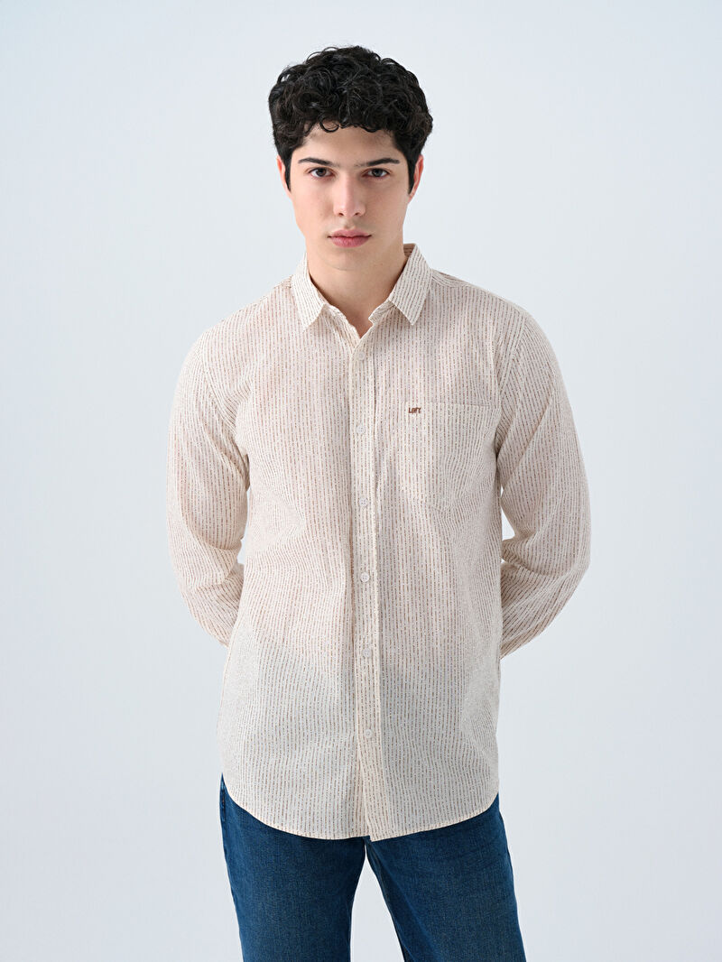 Regular Fit Erkek Gömlek U.kol