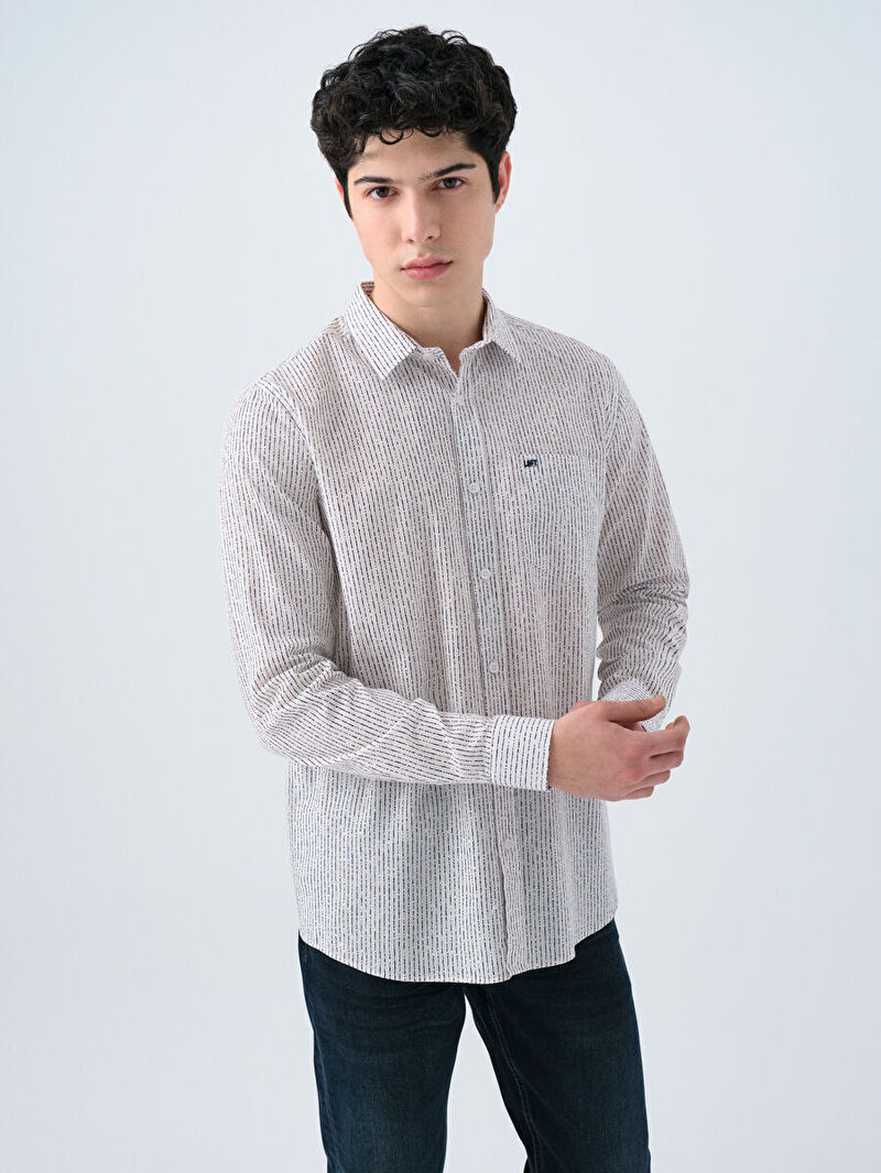 Regular Fit Erkek Gömlek U.kol