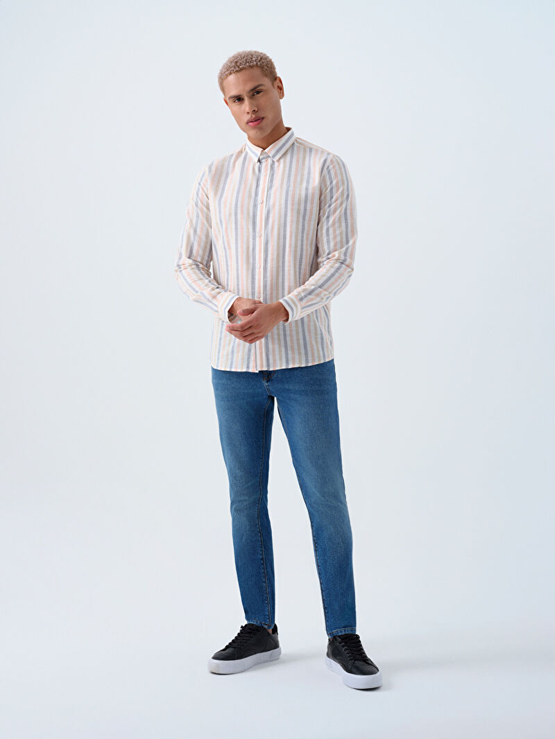 Regular Fit Erkek Gömlek U.kol