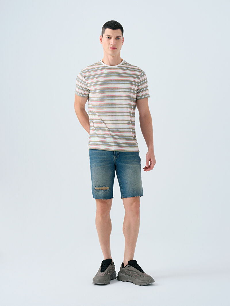 Slim Fit Erkek Şort