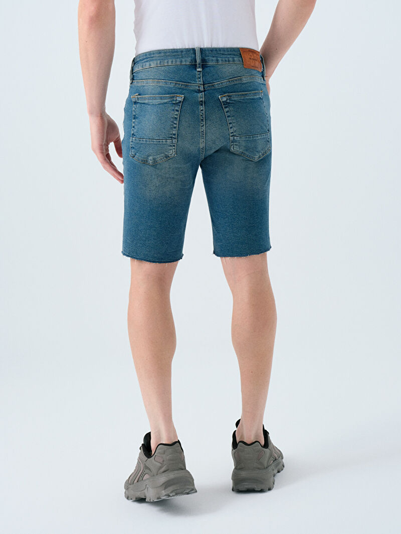 Slim Fit Erkek Şort