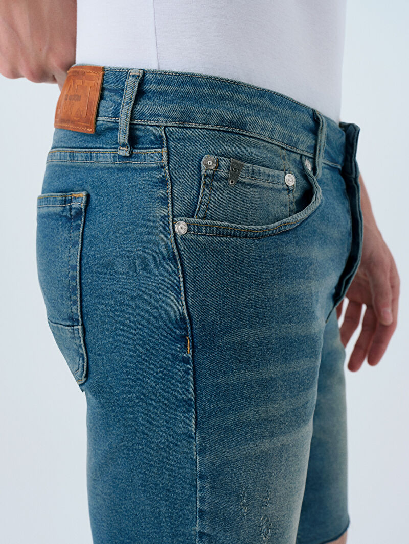 Slim Fit Erkek Şort