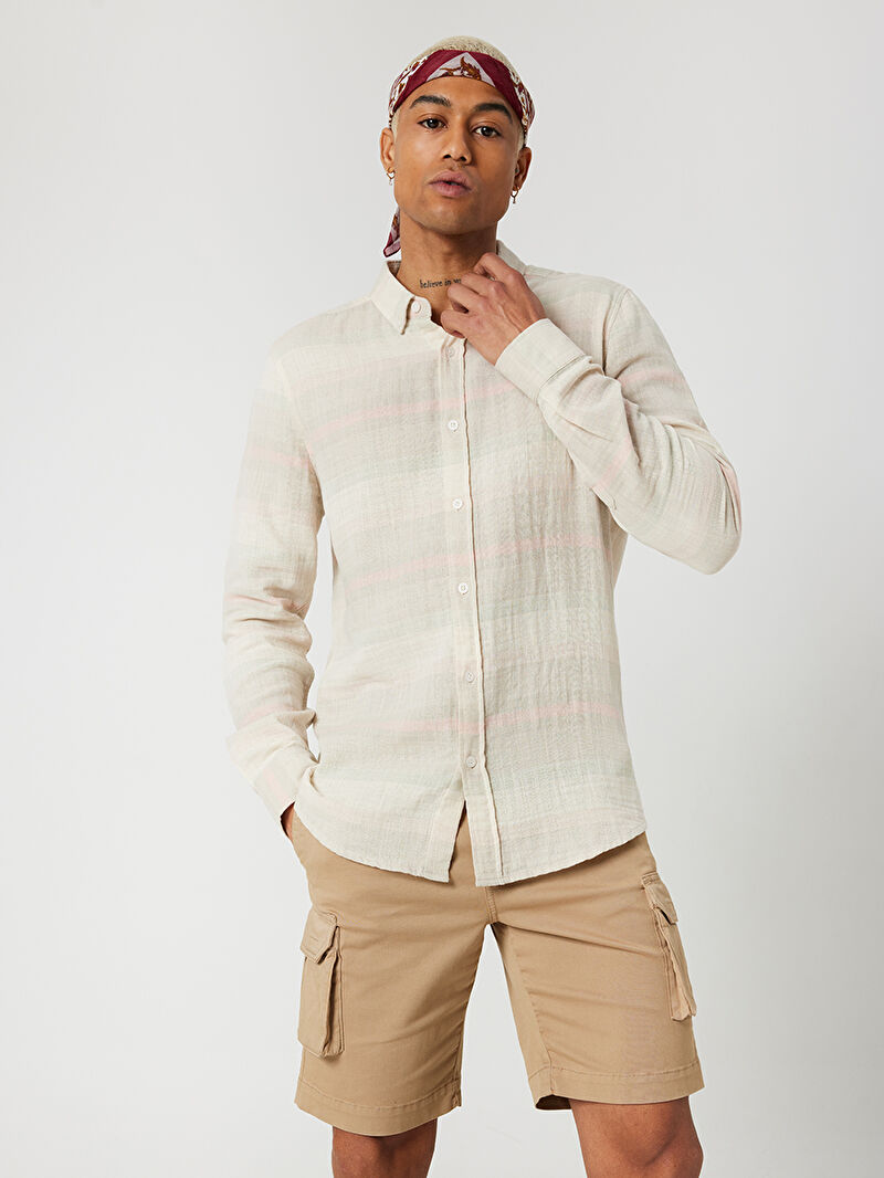 Regular Fit Erkek Gömlek U.kol